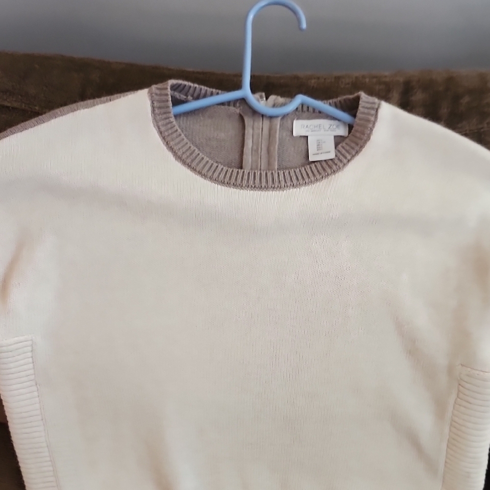 Rachel Zoe Women's Sweater in Cream and Tan
